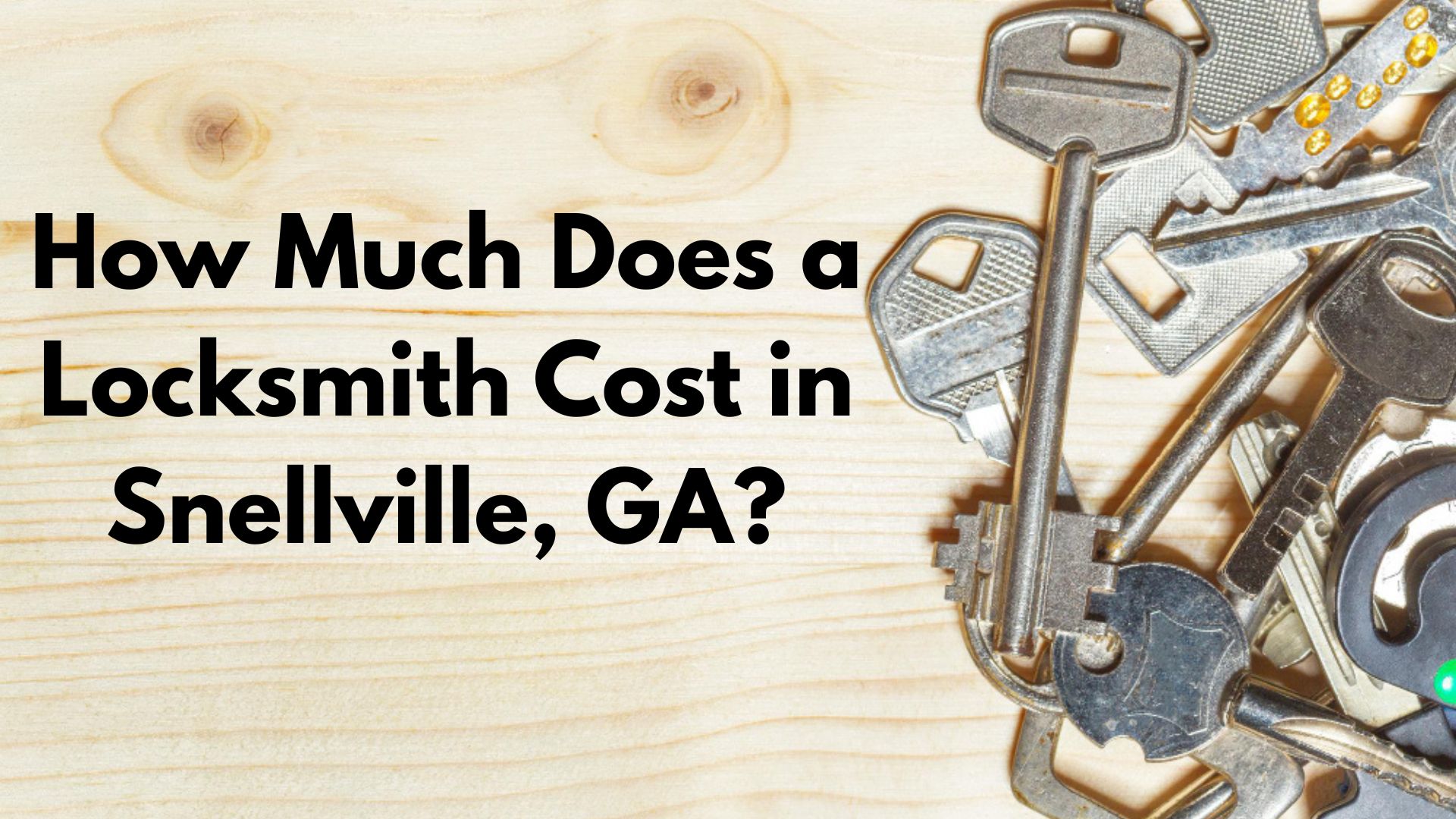 Locksmith cost
